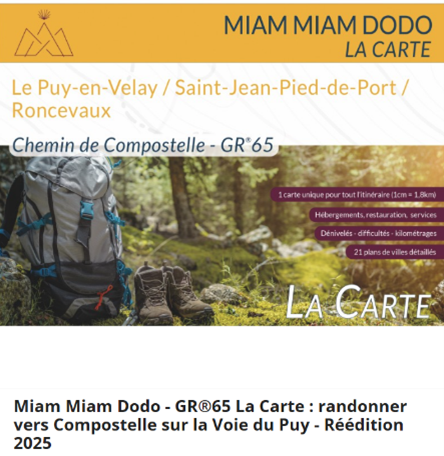 Map Le Puy-en-Velay to Roncesvalles