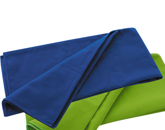 Microfiber towel blue
