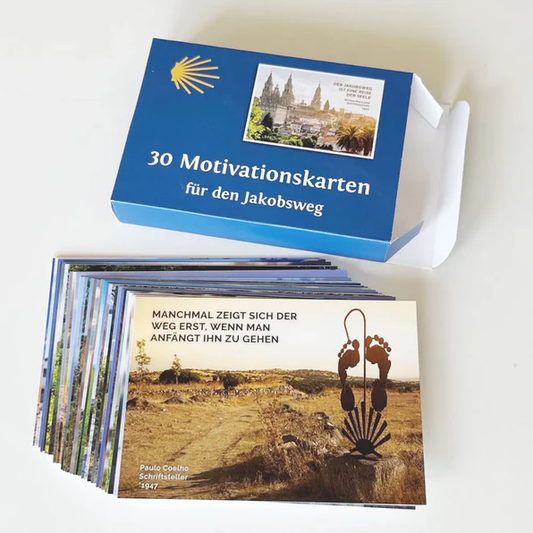 30 motivational cards from the Camino de Santiago